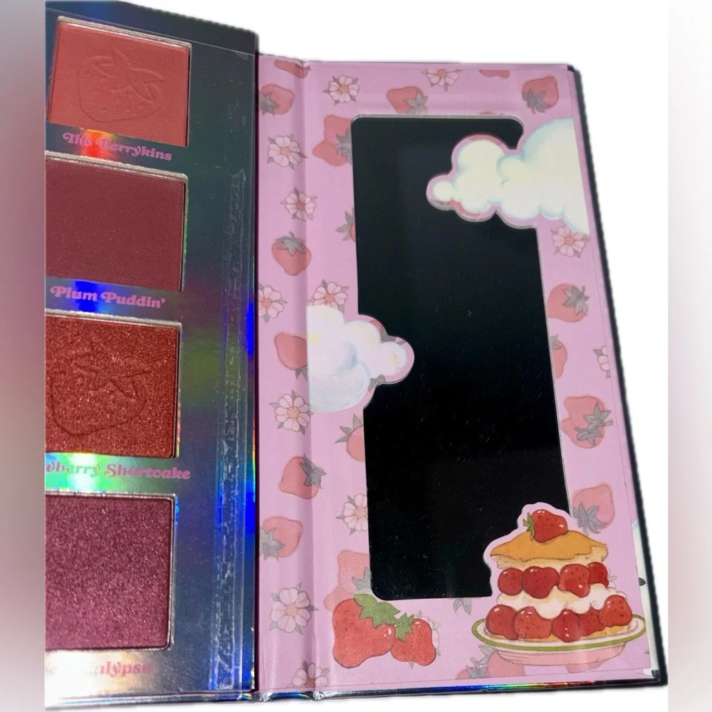Strawberry Shortcake Eyeshadow Palette with Double Door and Double Mirrors